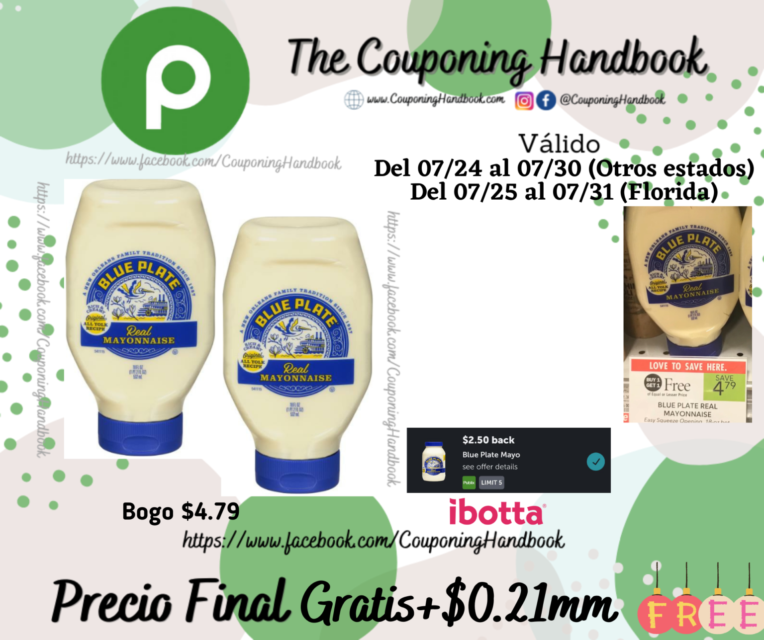 Blue Plate Real Mayonnaise Fl Oz Gratis Couponing Handbook