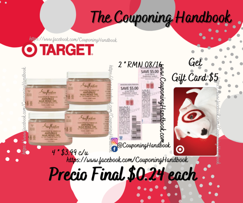 SheaMoisture a $0.24 en Target