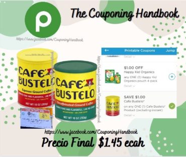 Otro escenario de Café Bustelo a $1.45 en Publix