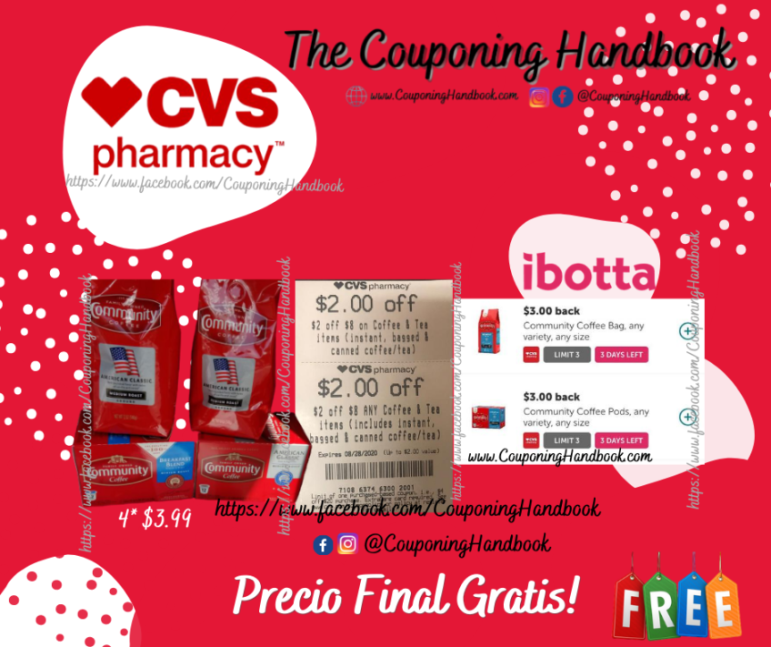 Community Coffee FREE en CVS