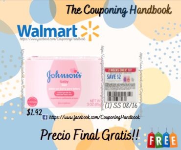 Johnson Baby Bar Free en Walmart