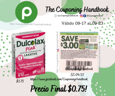 Dulcolax a $0.75