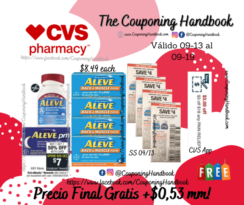 Aleve Free en CVS