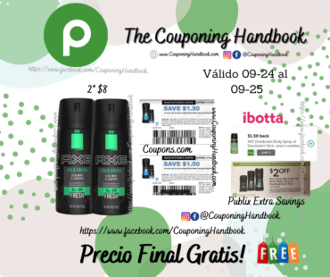 Deodorant Body Spray Axe Gratis en Publix