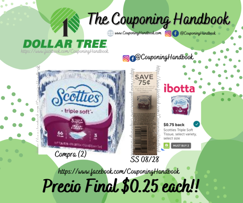 Scotties Tissue a $0.25