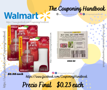 Glade PlugIns 1 Warmer + 1 CT Refill Starter Kit en $0.23 en Walmart