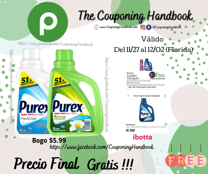 Purex Laundry Detergent Gratis