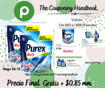 Purex 4-in-1 Laundry Detergent Pacs Free