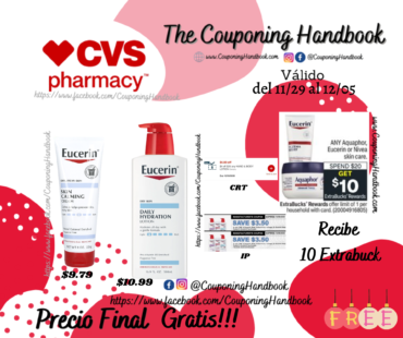 Productos Eucerin Gratis en CVS