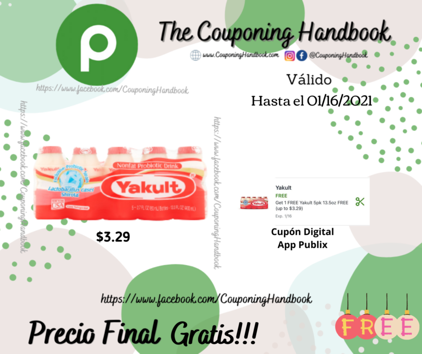 Yakult Nonfat Probiotic Drink Gratis