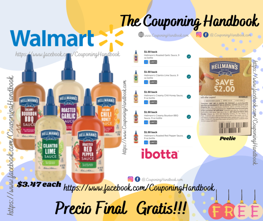 Hellmann’s Sauce Gratis en Walmart