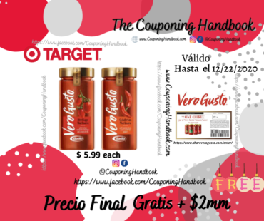 Salsa Barilla Vero Gusto Gratis en Target