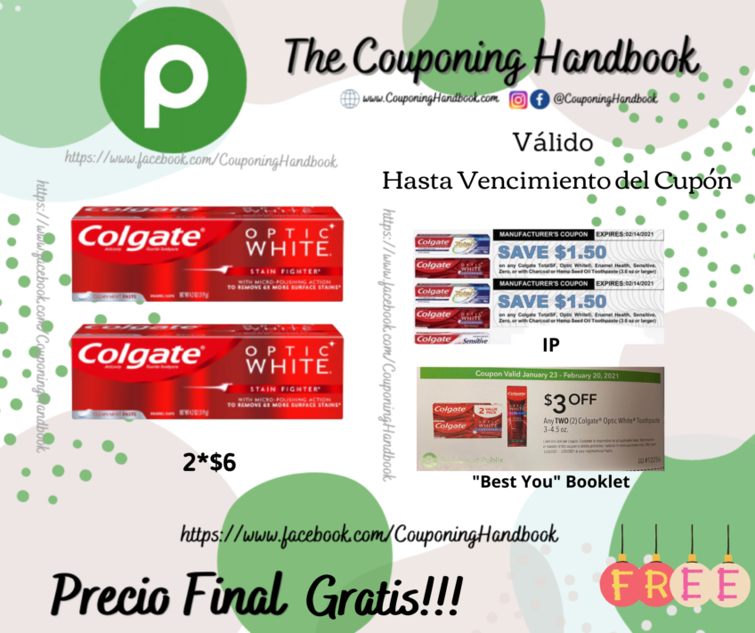 Colgate Optic White Stain Fighter Toothpaste Gratis!!!