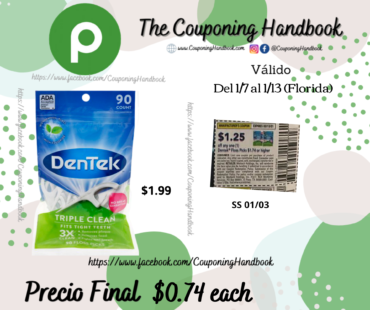 Dentek Floss a $0.74