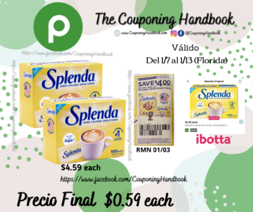 Splenda Zero Calorie Sweetener Packets – 100 Count a $0.59