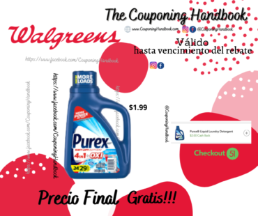 Purex Liquid Laundry Detergent Gratis en Walgreens