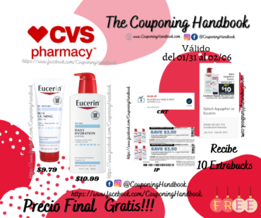 Productos Eucerin Gratis en CVS