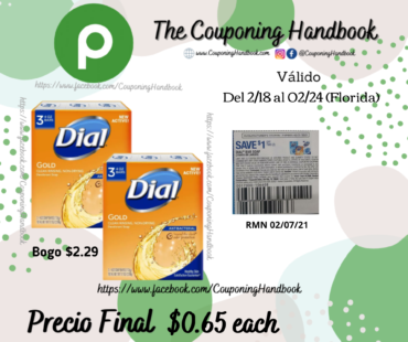 Dial Bar Soap 3 packs a $0.65