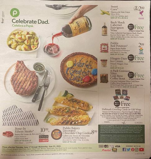 AD DE PUBLIX PARA LA SEMANA QUE EMPIEZA 06-16-21 O 06-17-21