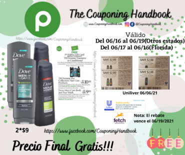 Productos Dove Men+Care Gratis