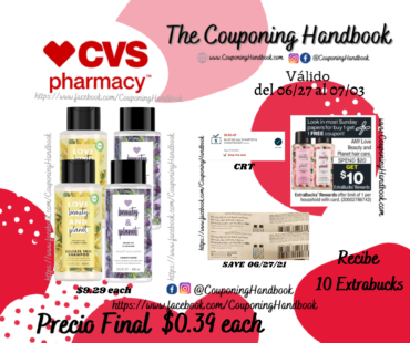 Love Beauty & Planet shampoo or conditioner a $0.49