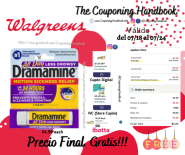 Dramamine All Day Less Drowsy Motion Sickness Relief Gratis