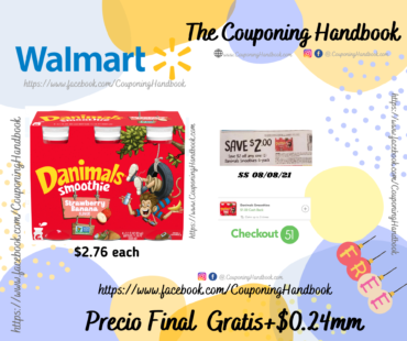 Dannon Danimals Yogurt Kids’ Smoothie Drinks – 6pk Gratis en Walmart