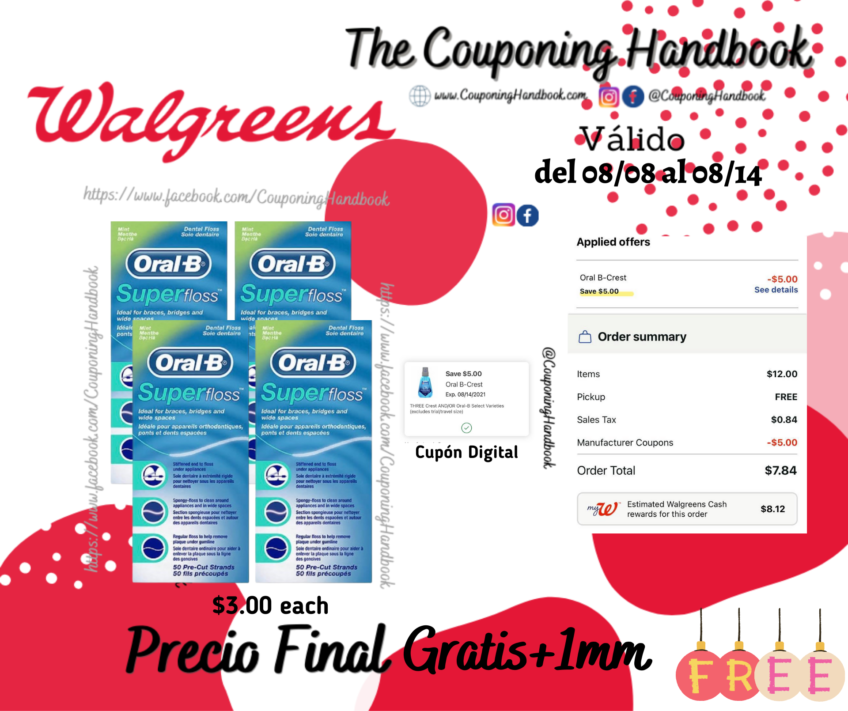 Oral-B Super Floss Mint Gratis