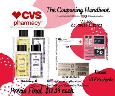 Love Beauty & Planet shampoo or conditioner a $0.39