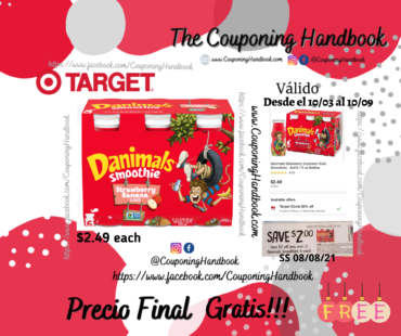 Dannon Danimals Yogurt Kids’ Smoothie Drinks Gratis