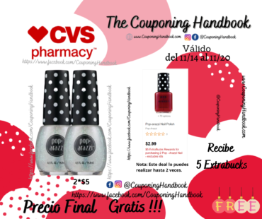 Pop-arazzi Nail Polish Gratis