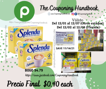 Splenda Zero Calorie Sweetener Packets – 100 Count a $0.40