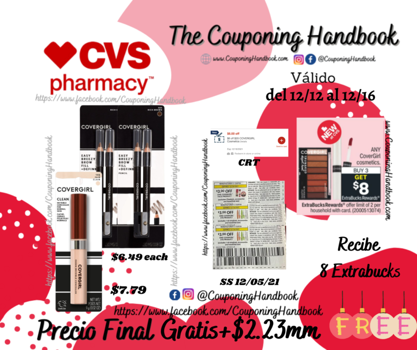 Productos Covergirls Gratis en CVS