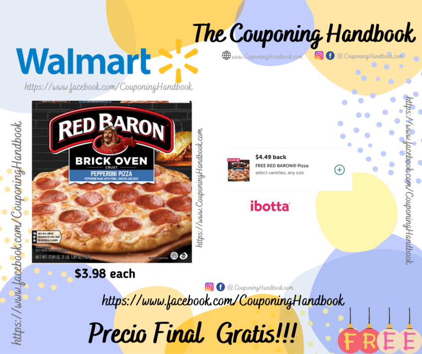 Red Baron Pizza, Gratis en Walmart