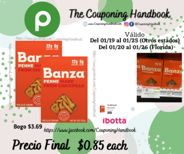 Banza Pasta de 8 oz. a $0.85