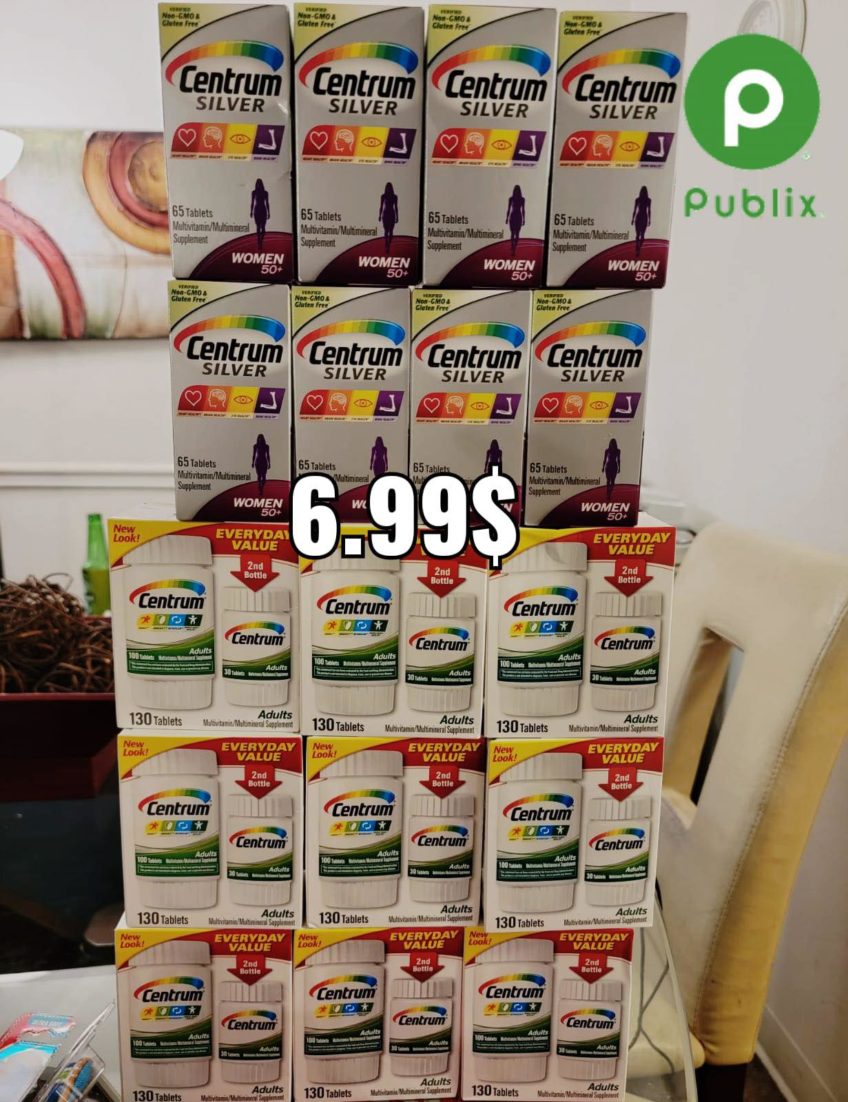 Centrum a $2.99 en Publix