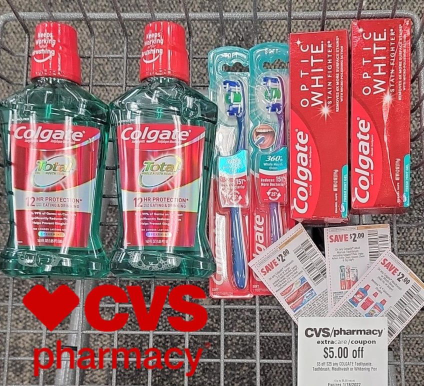 Productos Colgates Gratis en CVS