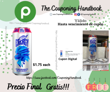 Mtn Dew Energy Pomegranate Blue Burst Gratis en Publix