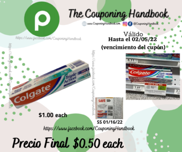 Colgate Triple Action Toothpaste 4Oz a $0.50