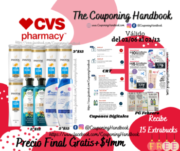 Pantene, Head & Shoulder y Herbal Essences Shampoo & Conditioner Gratis en CVS