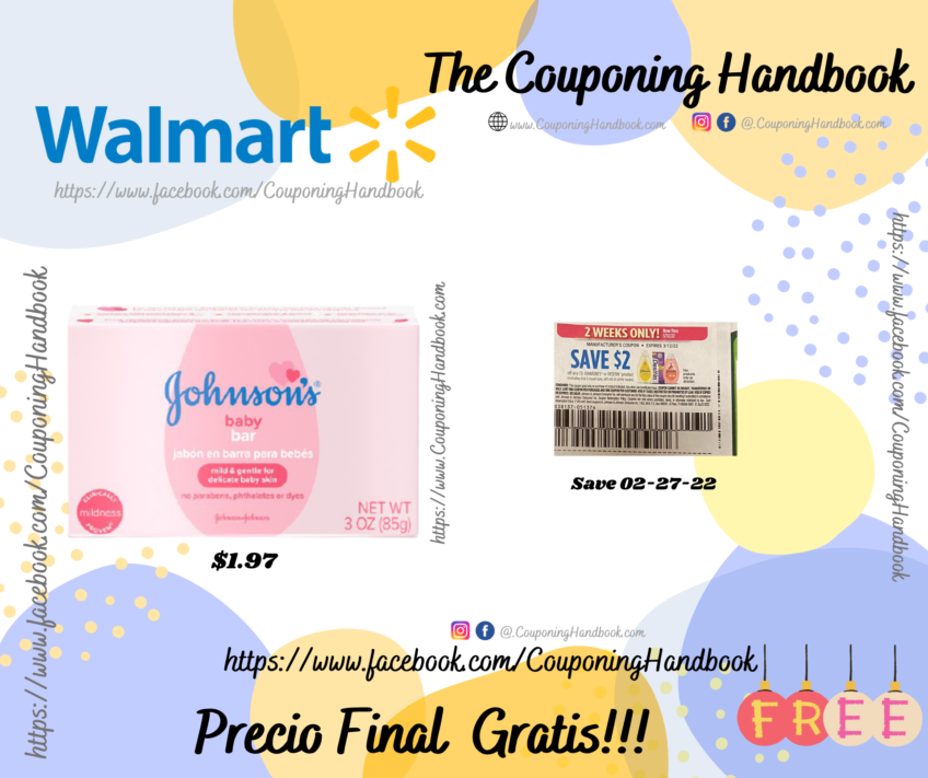 Johnson’s Baby Soap Bar Gentle for Baby Bath and Skin Care Gratis