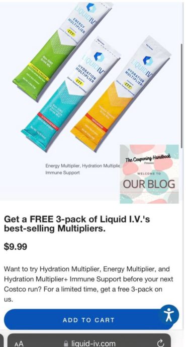 Get a FREE 3-pack of Liquid I.V.’s best-selling Multipliers