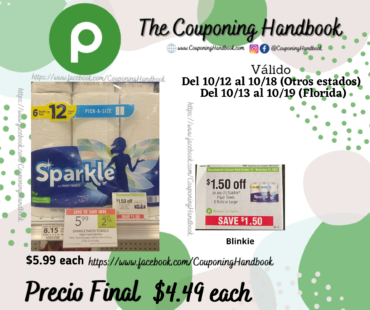 Sparkle P-A-Size® Paper Towels a $4.49