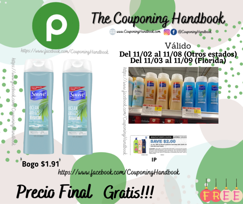 02 Suave Body Wash Gratis