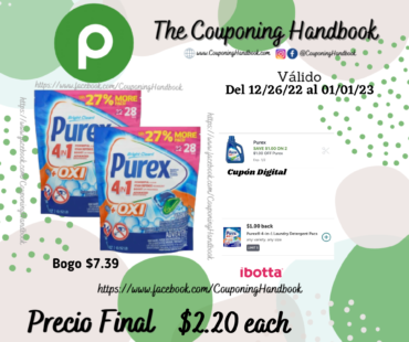 Purex Detergent, Concentrated, 4-in-1, +Oxi, Pacs a $2.20