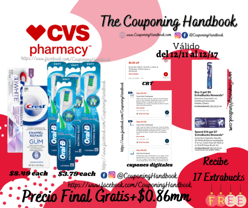 06 Productos Oral B y Crest Gratis