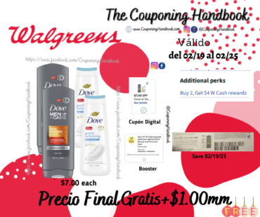 04 productos dove gratis