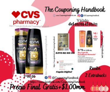 02 L’Oreal Paris Elvive Shampoo or Conditioner Gratis