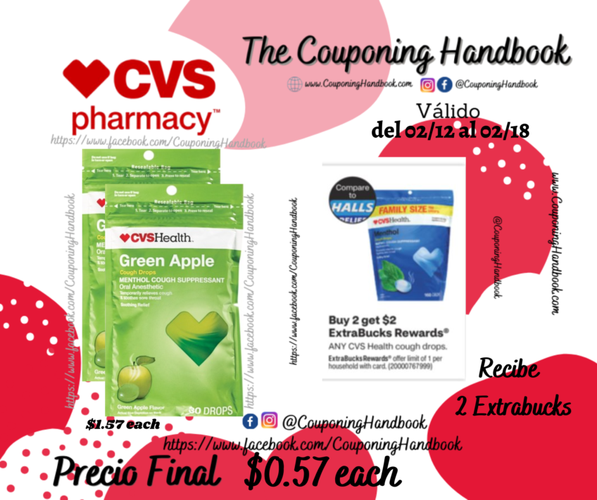 CVS Health Cough Drops, 30 CT a $0.57