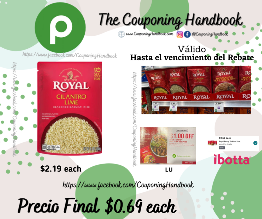 Royal ready Rice a $0.69